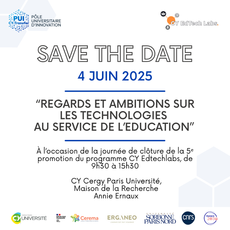Clôture de la 5ᵉ promotion CY Edtechlabs